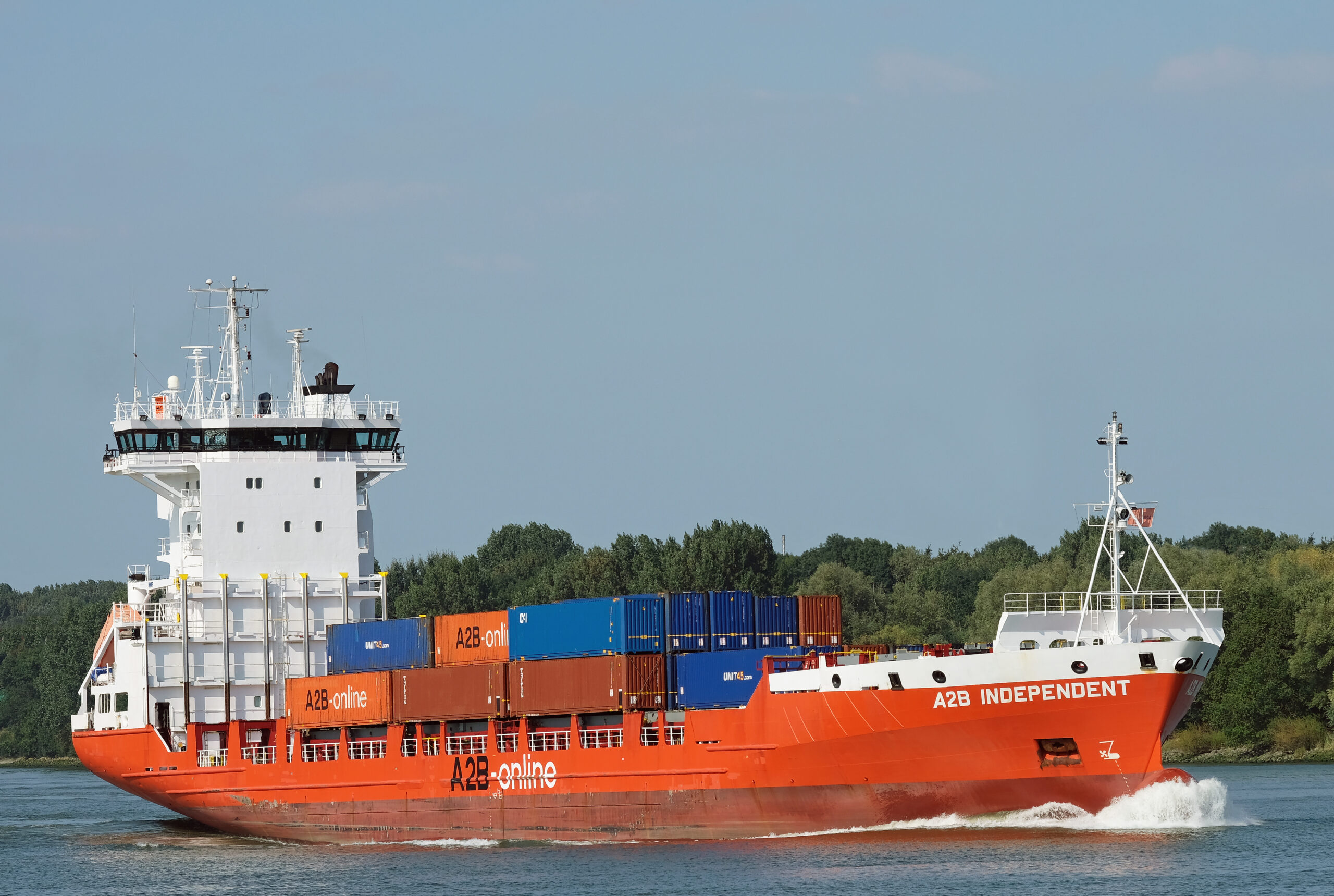 A2B-online Container B.V. Increases The Number Of Sailings • A2B-online